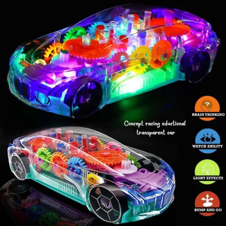 Concept Racing Educational Car | 3D Flashing LED Light | Children Gift Toys